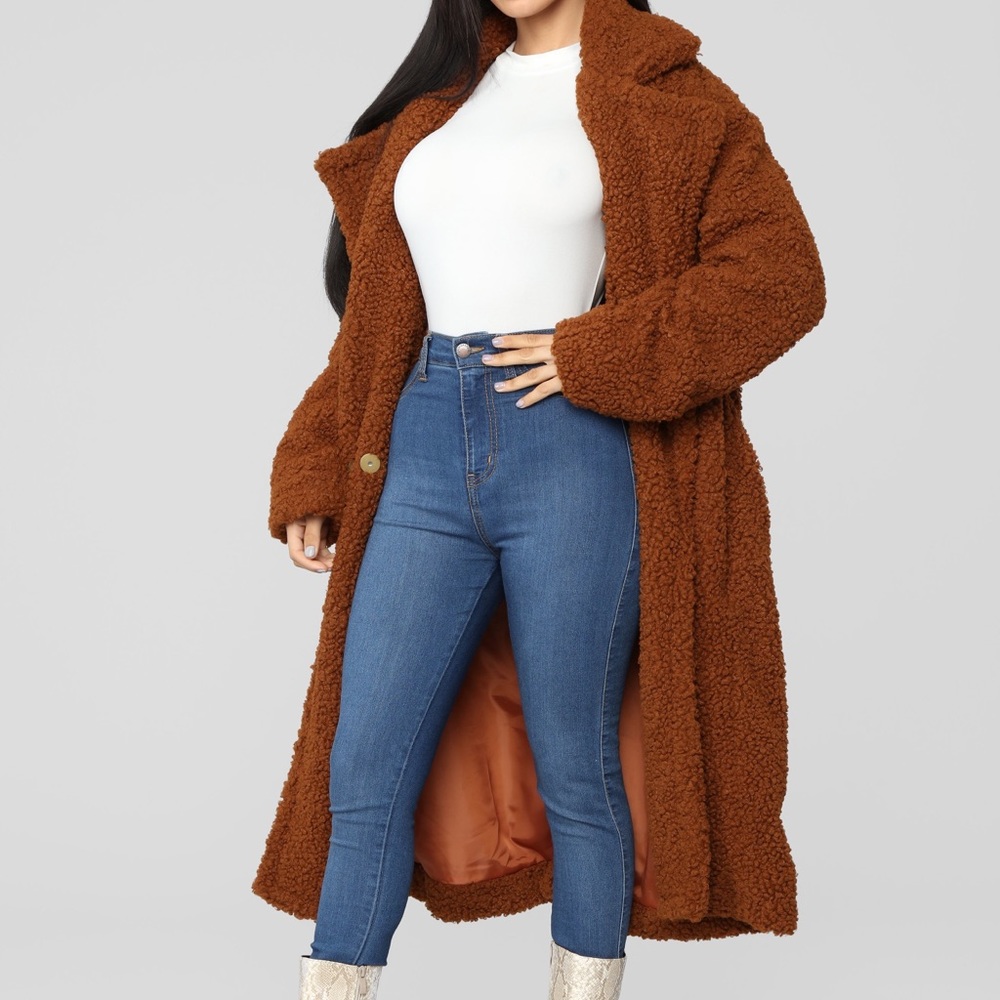 Oversized Teddy Coat